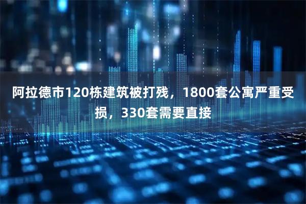 阿拉德市120栋建筑被打残，1800套公寓严重受损，330套需要直接
